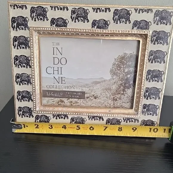 Elephant Patterned Photo Frame - Picture 7 of 8